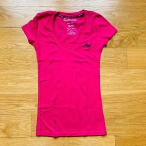 Aeropostale Pink V-Neck Top